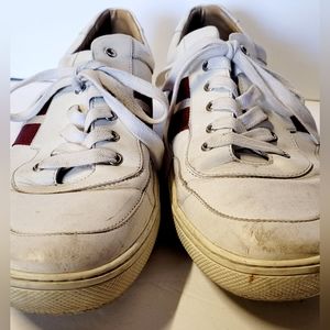 Bally leather sneaker shoes sz13 usa